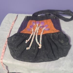 Stylish Black and Orange Shoulder Bag